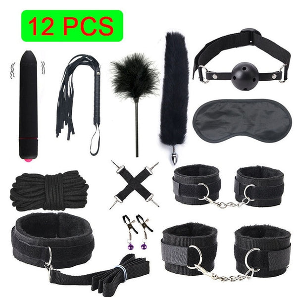 Exotic Sex Products For Adults Games Leather Bondage BDSM Kits