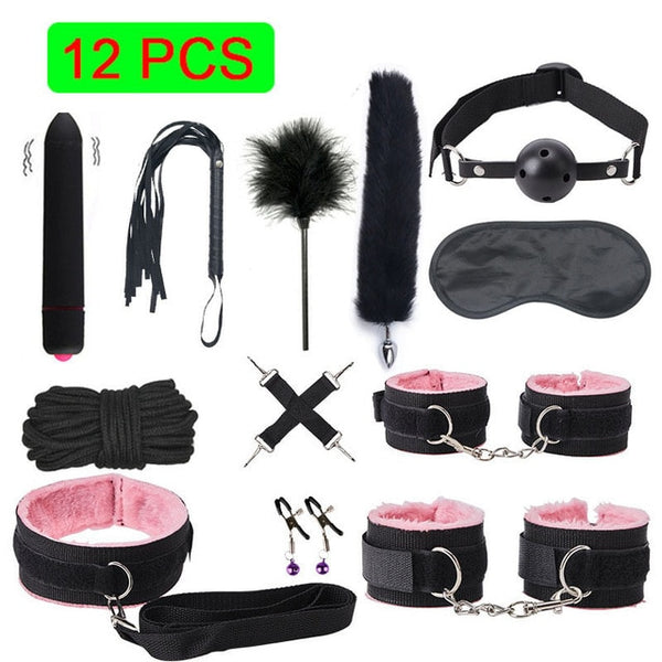 Exotic Sex Products For Adults Games Leather Bondage BDSM Kits