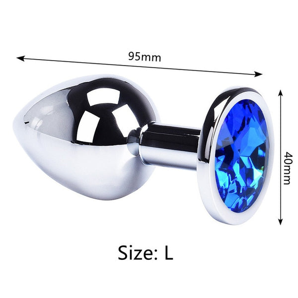 Anal Plug Sex Toys Mini Round Shaped  Metal Stainless Smooth