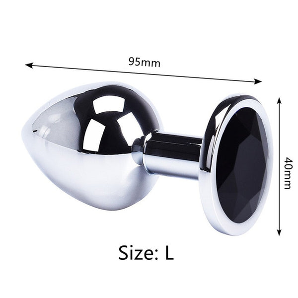 Anal Plug Sex Toys Mini Round Shaped  Metal Stainless Smooth