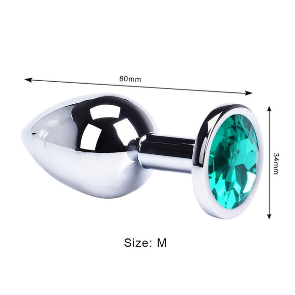 Anal Plug Sex Toys Mini Round Shaped  Metal Stainless Smooth