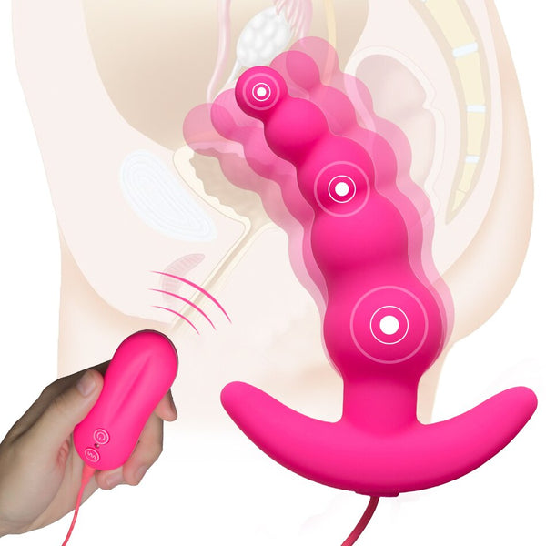 12 Mode Anal Remote control Vibrator Silicone Prostate Massager