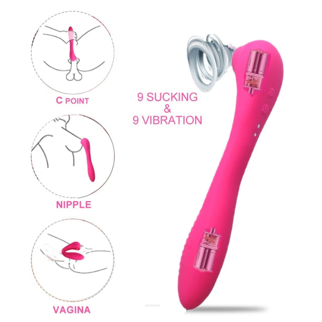 Clitoral Sucking Vibrator with Vibrating Egg