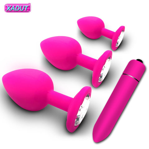 Anal Plug Butt Sex Toys For Couple Soft Silicone Prostate Massager