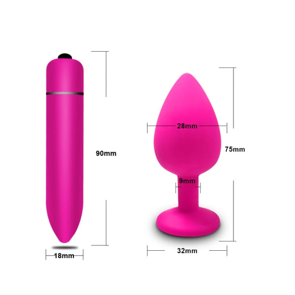 Anal Plug Butt Sex Toys For Couple Soft Silicone Prostate Massager