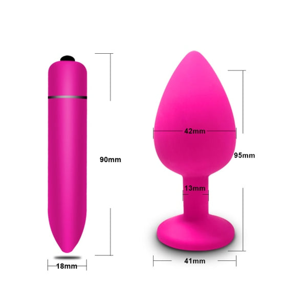 Anal Plug Butt Sex Toys For Couple Soft Silicone Prostate Massager