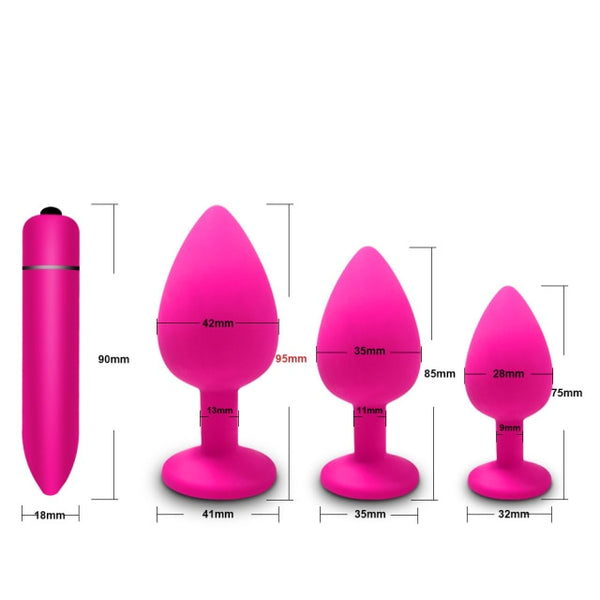 Anal Plug Butt Sex Toys For Couple Soft Silicone Prostate Massager