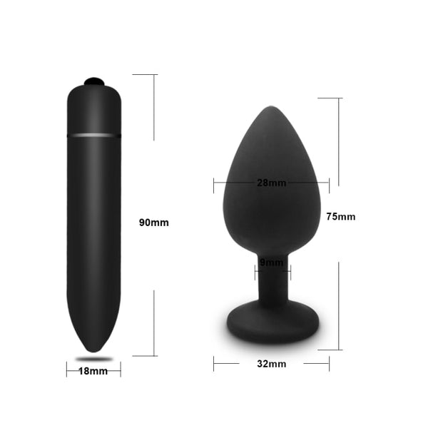 Anal Plug Butt Sex Toys For Couple Soft Silicone Prostate Massager