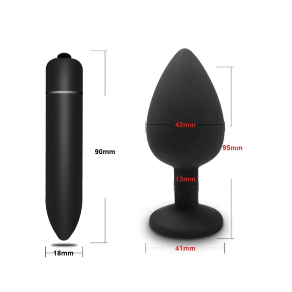 Anal Plug Butt Sex Toys For Couple Soft Silicone Prostate Massager