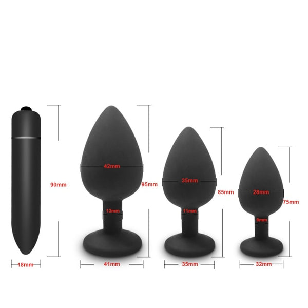 Anal Plug Butt Sex Toys For Couple Soft Silicone Prostate Massager