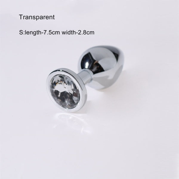 Anal Plug Waterproof Stainless Steel Smooth Touch Anal Buttplug