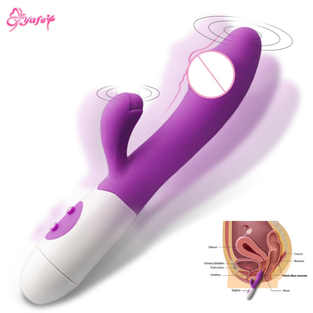 30 Speed G Spot Vibrator for women Dildo Sex toy Rabbit Vibrator