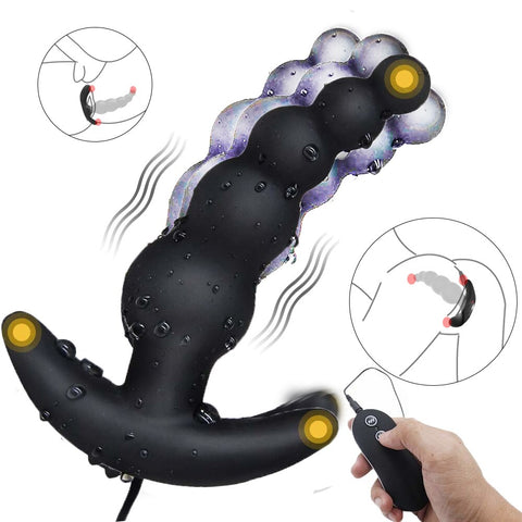 Silicone Anal Vibrator Prostate Massager Sex Toy For Women Men