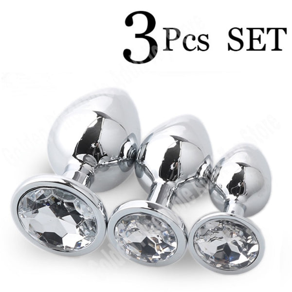 Stainless Steel Butt Plug Sex Toys For Couples Adult Game