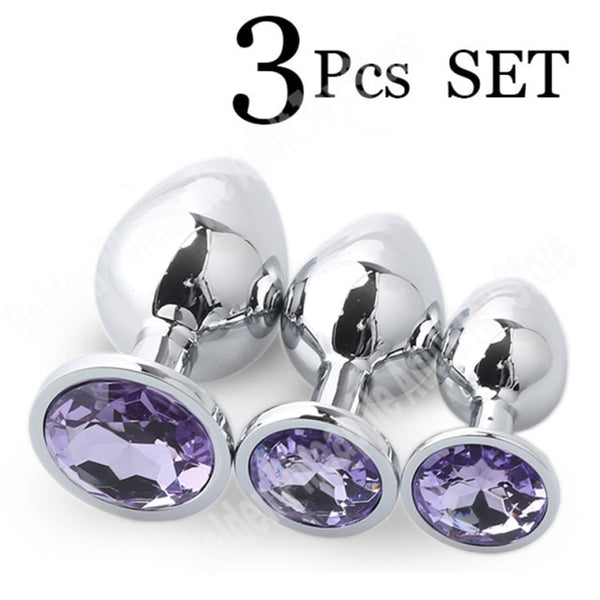 Stainless Steel Butt Plug Sex Toys For Couples Adult Game