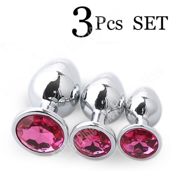 Stainless Steel Butt Plug Sex Toys For Couples Adult Game