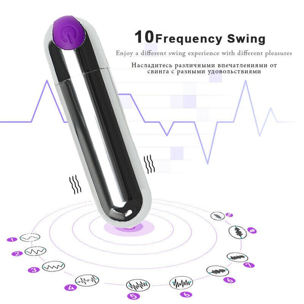 Strong Power Mini Bullet Vibrator Reachargeable Muscle Massager Lipstick