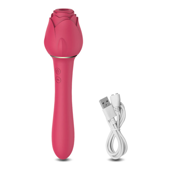 Powerful Rose Vibrator For Women Clitoris Nipple Clit Sucker