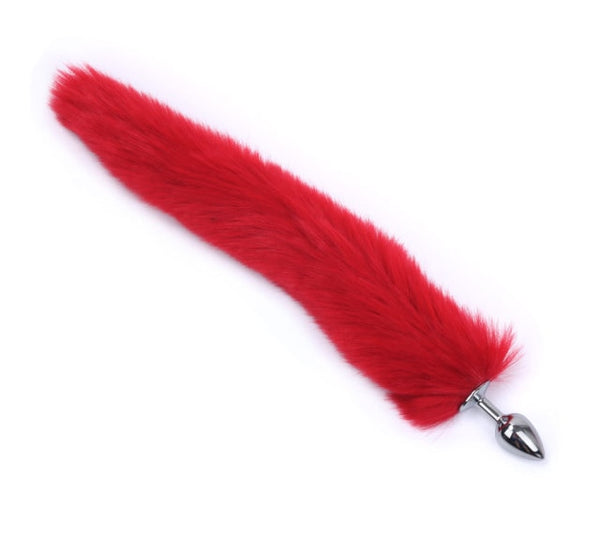 Fox Tail Anal Plug Butt Plug Metal Adult Products