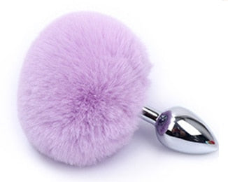 Fox Tail Anal Plug Butt Plug Metal Adult Products