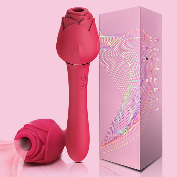 Powerful Rose Vibrator For Women Clitoris Nipple Clit Sucker