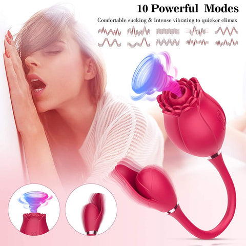 Rose Vibrator Clitoral Sucking Vibrator Rose Toys Vibrating Eggs