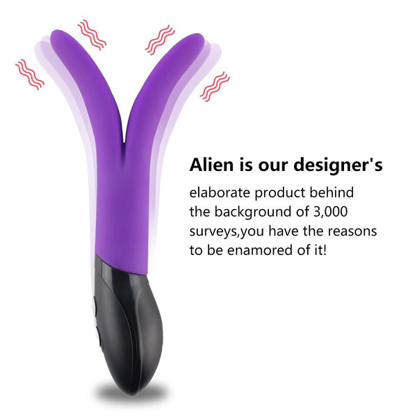 Waterproof Rabbit Vibrator, Rechargeable G spot Massager